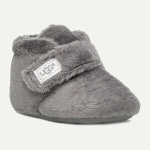 UGG Baby Bixbee Bootie Slipper Charcoal Grey Size 2 3 6-12M